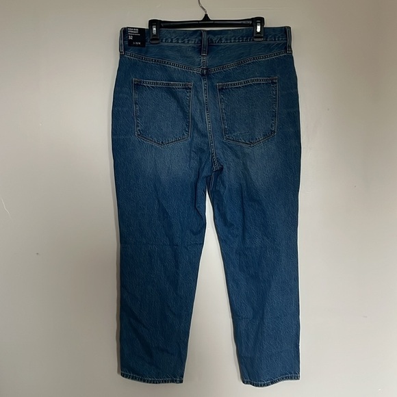 J.Crew Factory High Rise Straight Button Fly Jeans - 100% Cotton - NWT - Size 32 - Picture 8 of 15